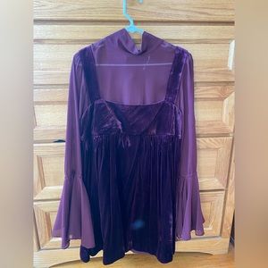 Free People velvet dress